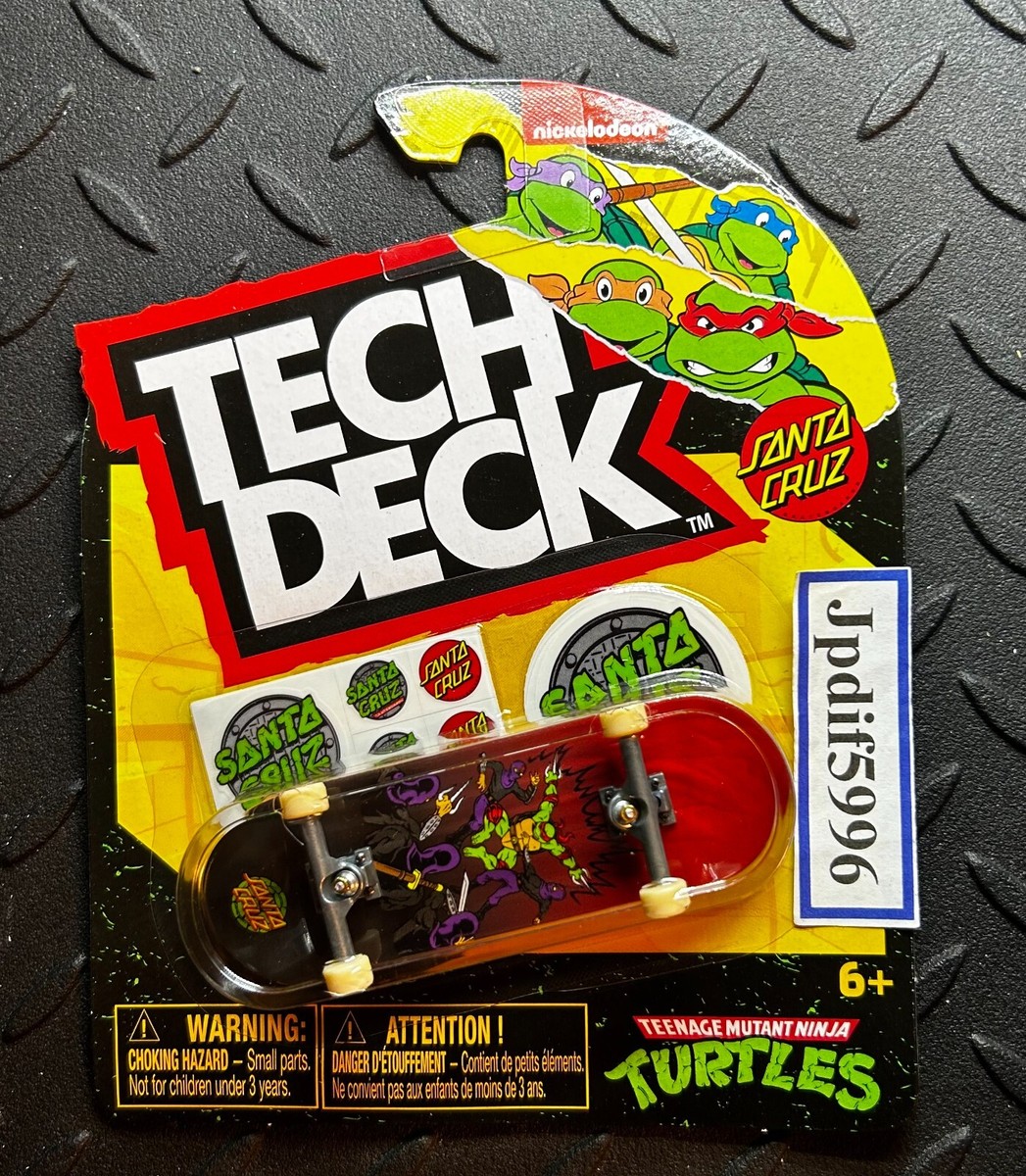 Tech Deck Santa Cruz TMNT Teenage Mutant Ninja Turtles Raphael NEW