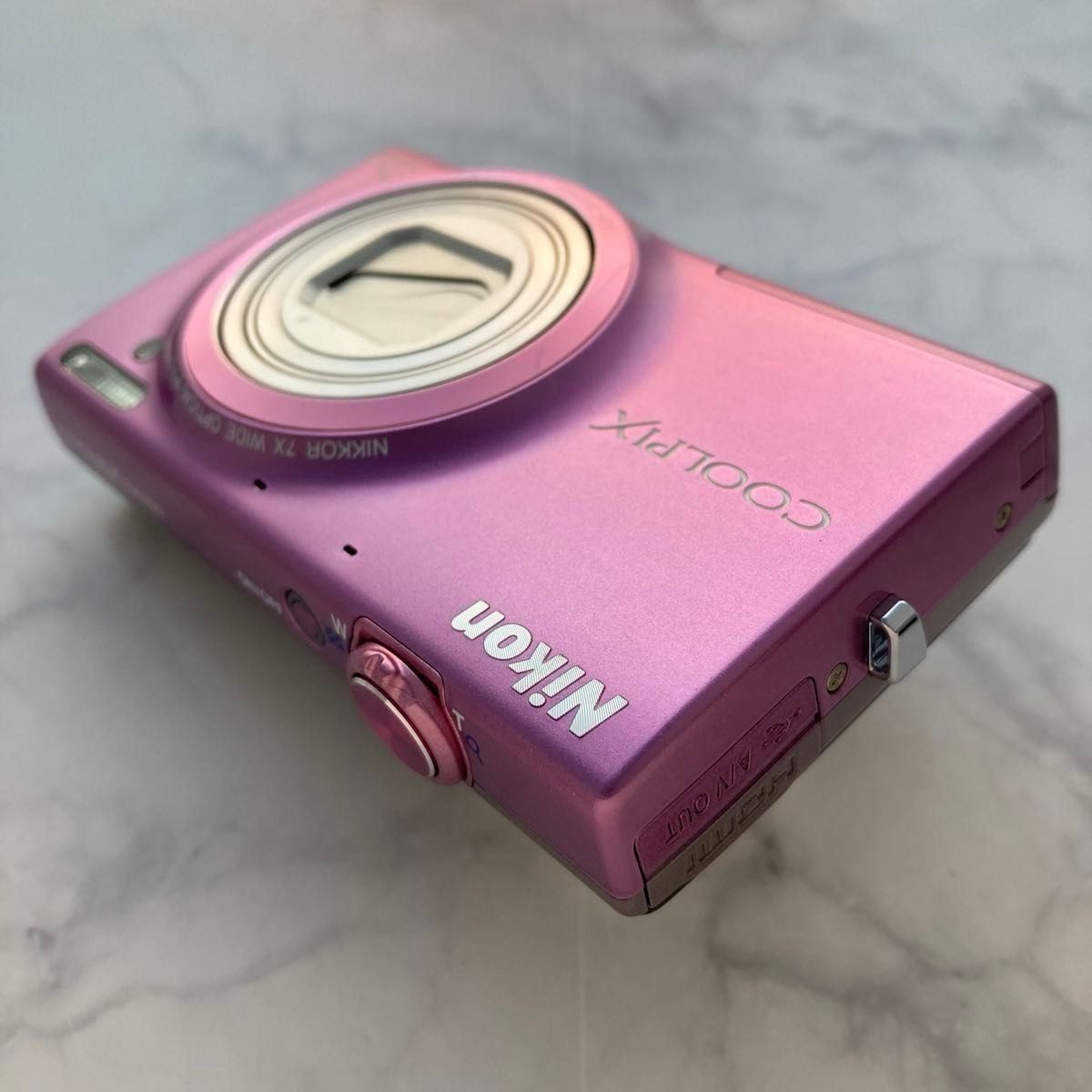 外観美品 訳あり Nikon COOLPIX S6100 ピンク デジカメ Nikon COOLPIX