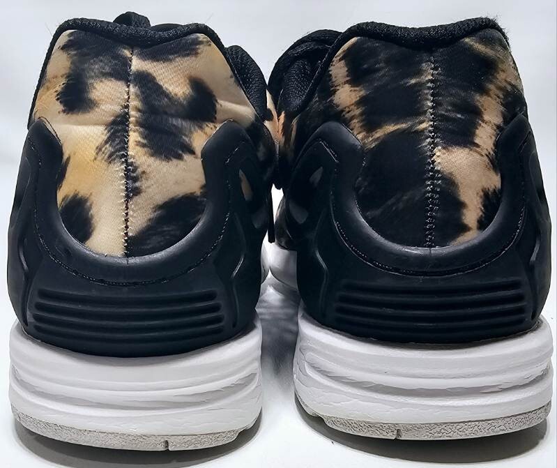 Adidas Torsion ZX Flux B25642 Animal Tan Black Leopard Sneakers