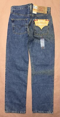 Vintage Levis 501 Pre-Shrunk, Rare Deadstock, New With Tag Jeans