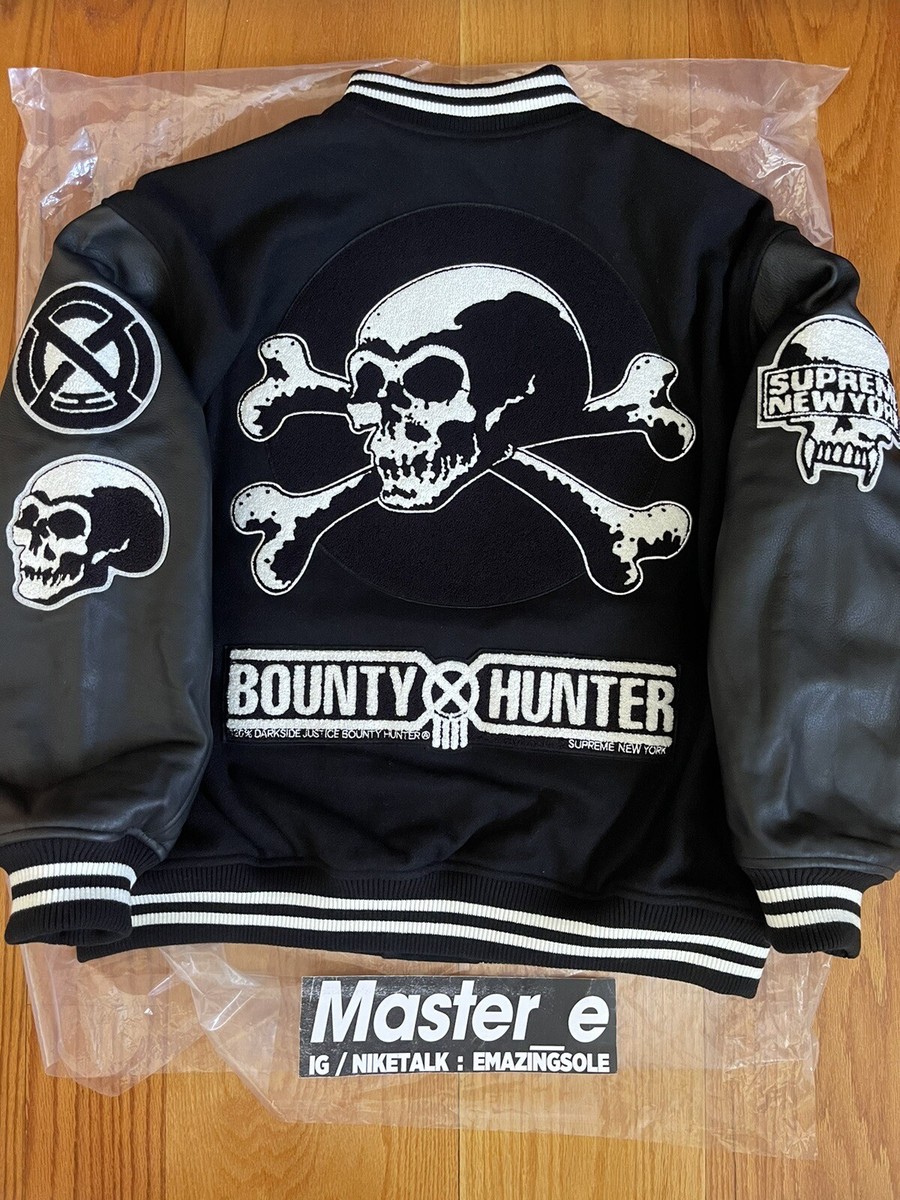 Supreme x Bounty Hunter Varsity Jacket Black XXL FW23 | eBay