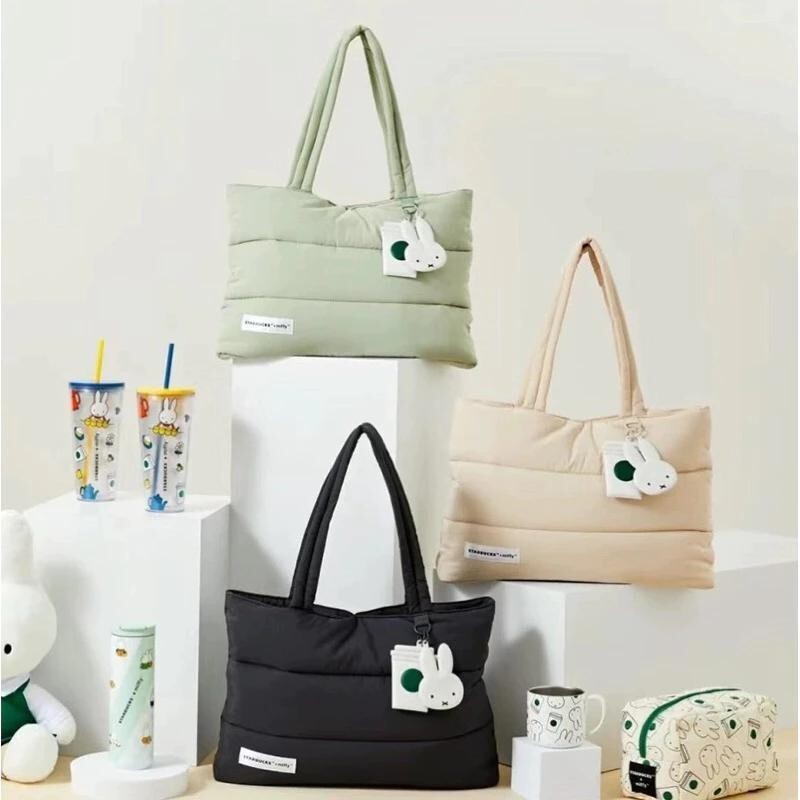 Starbucks x Miffy collaboration tote bag Green Singapore limited