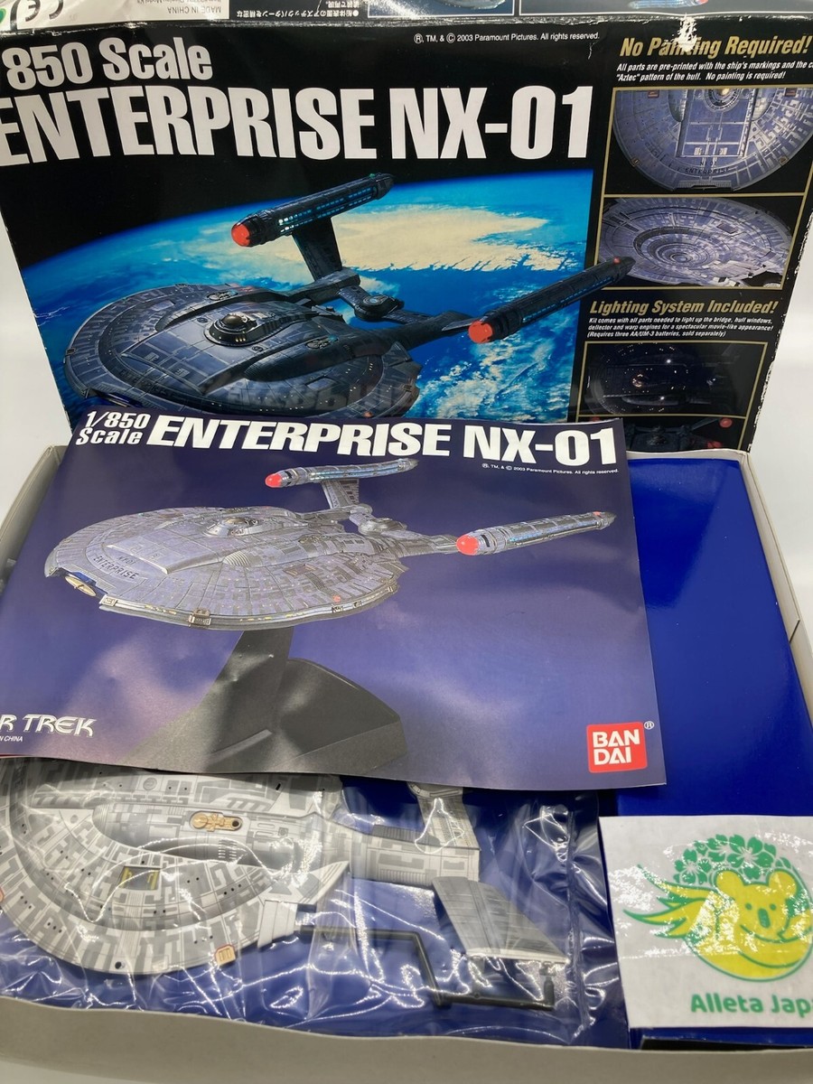 NX-01 Star Trek 1/850 scale U.S.S Enterprise Bandai | eBay