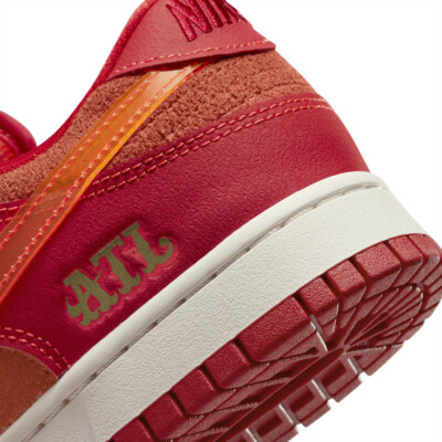 Nike Dunk Low ATL Atlanta Red FD0724-657 Men's Size | eBay
