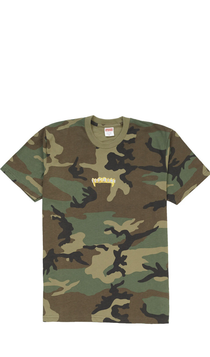 Supreme Fronts tee Woodland Camo L Large SS19 In Hand T Shirt Box