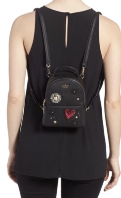 Kate Spade New York Finer Things Merry Mini Backpack Crossbody Bag