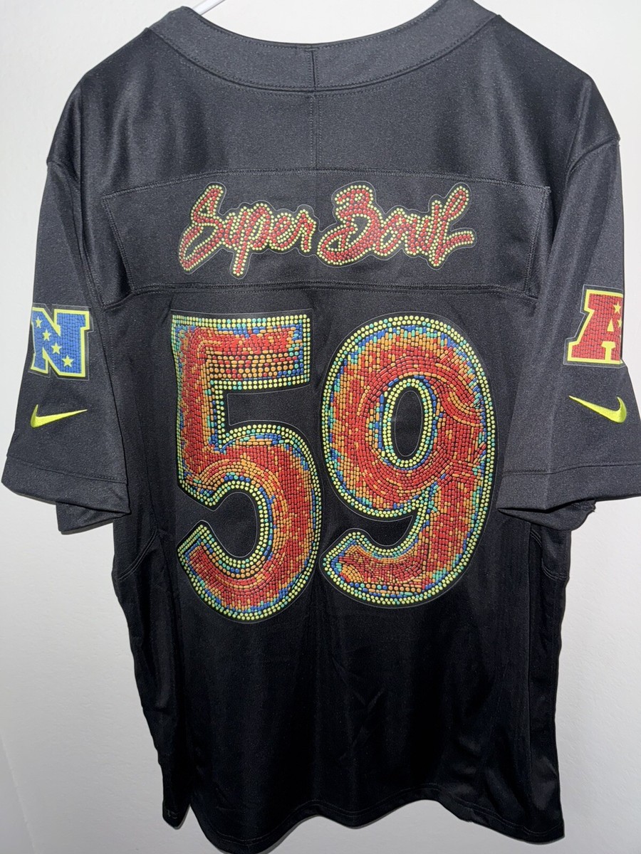 Nike XL Super Bowl LIX 59 Limited Jersey W Tags 100% Authentic