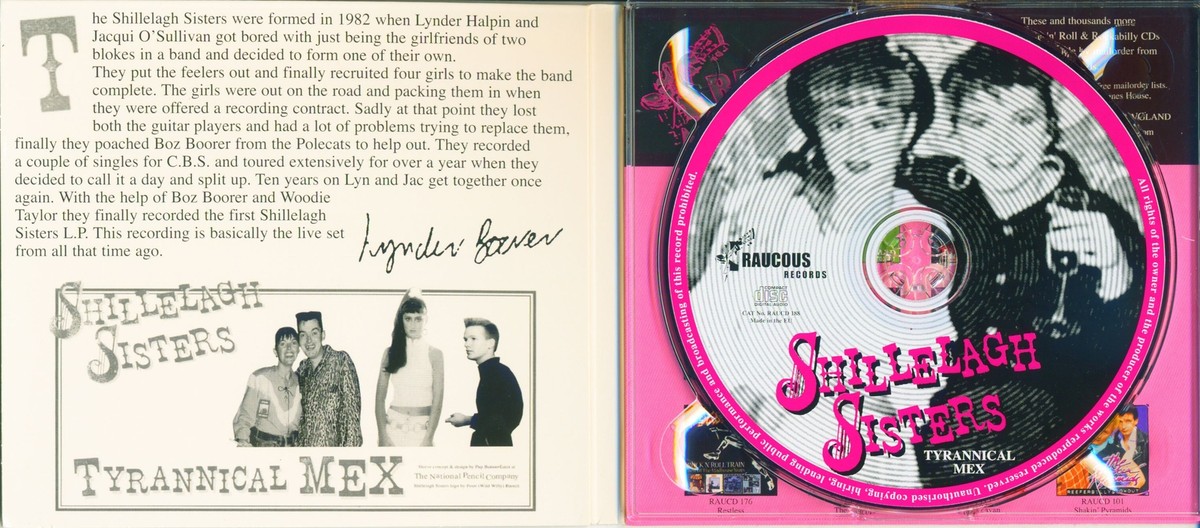 The Shillelagh Sisters & Boz Boorer - Tyrannical Mex (CD Album