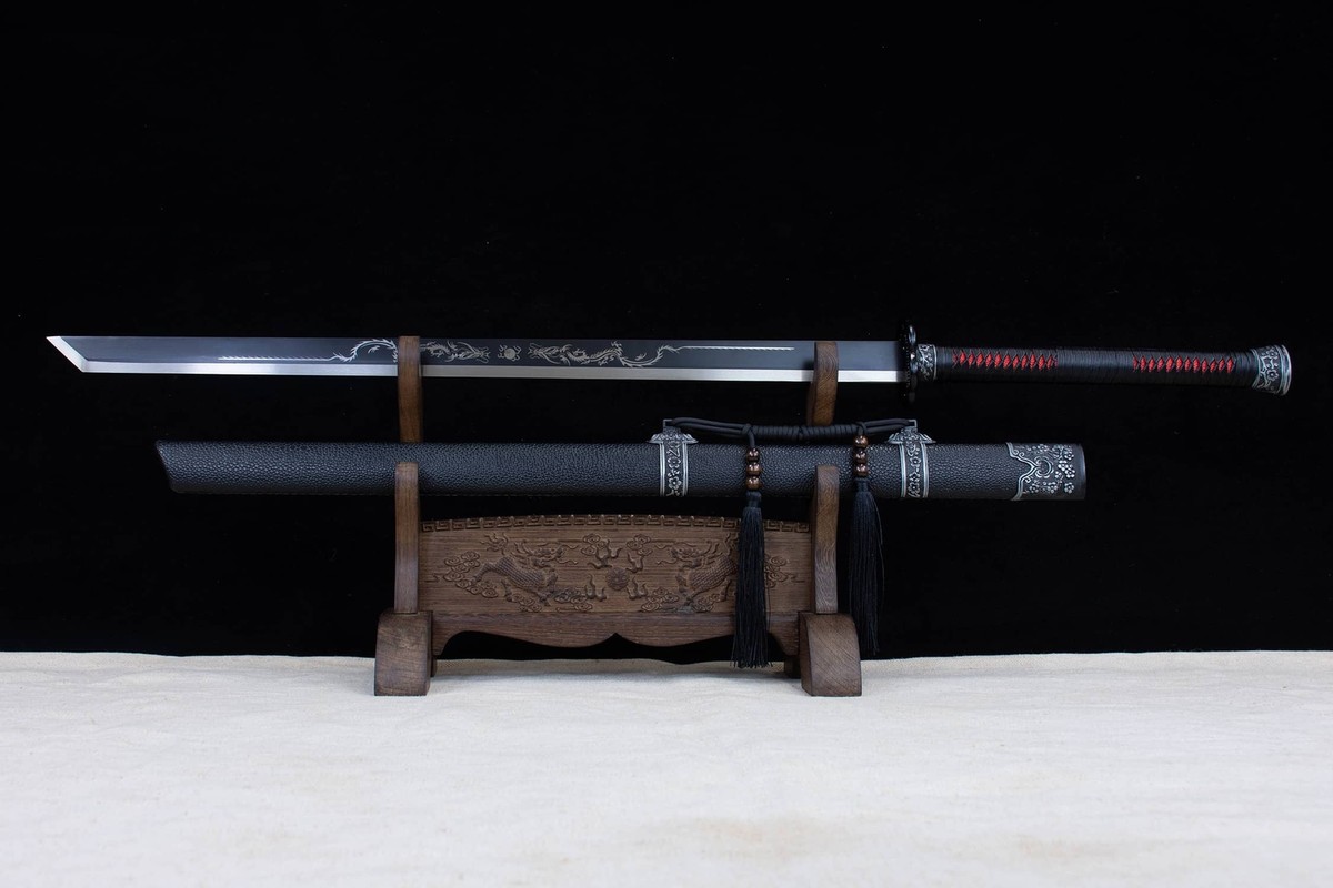 Chinese Broadsword Dragon Saber Sharp Chinese Tang Dao WUSHU Dao