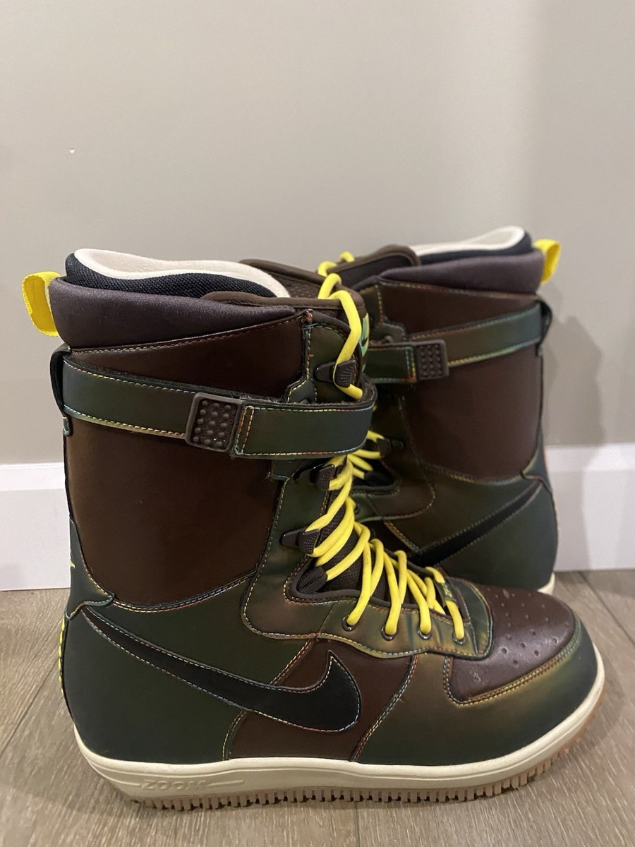 Nike Zoom Force 1 Snowboard Boots Iridescent / Tar / Black Size 13