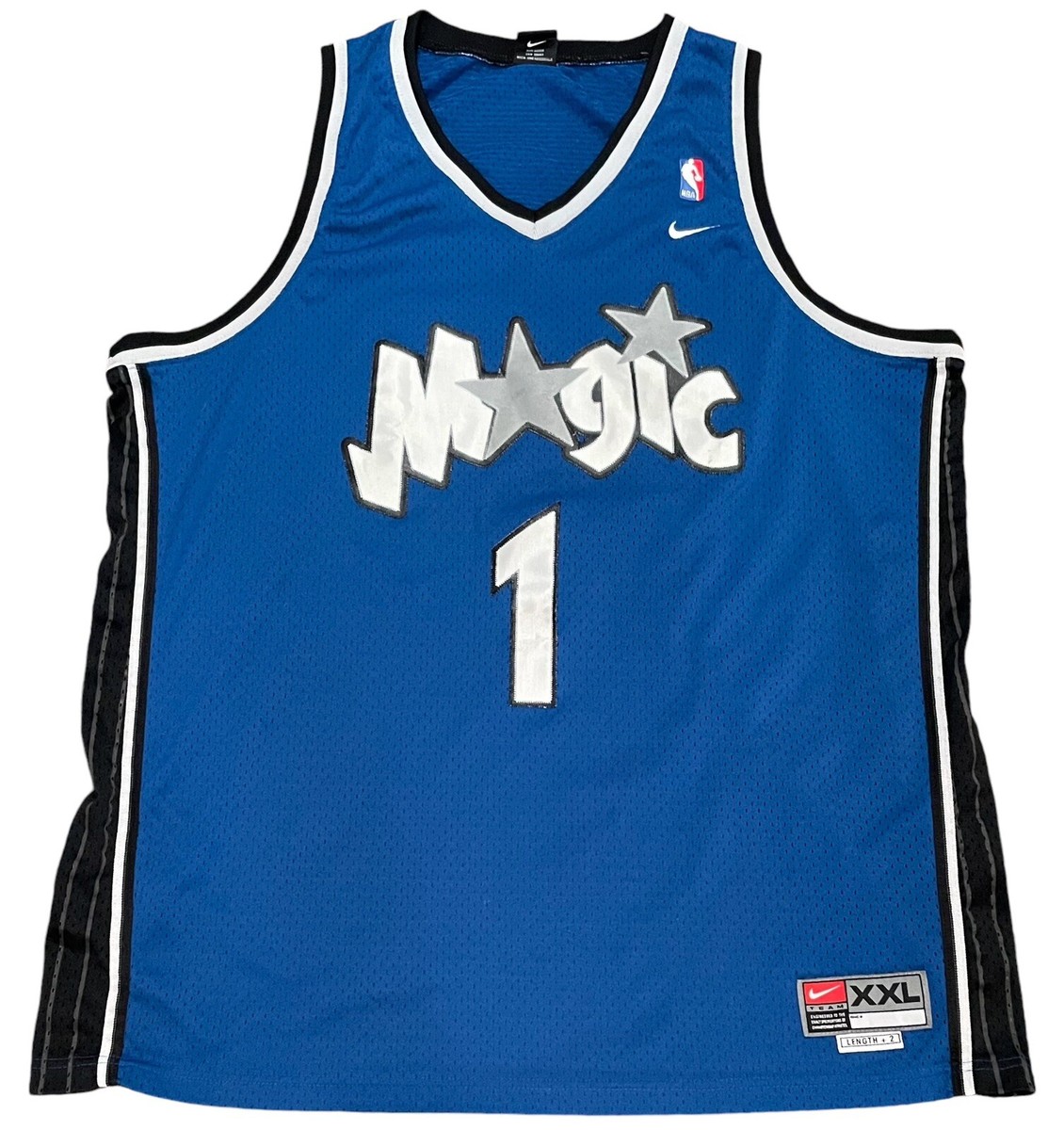 Vintage Nike Orlando Magic Tracy McGrady Jersey Blue 2XL Swingman