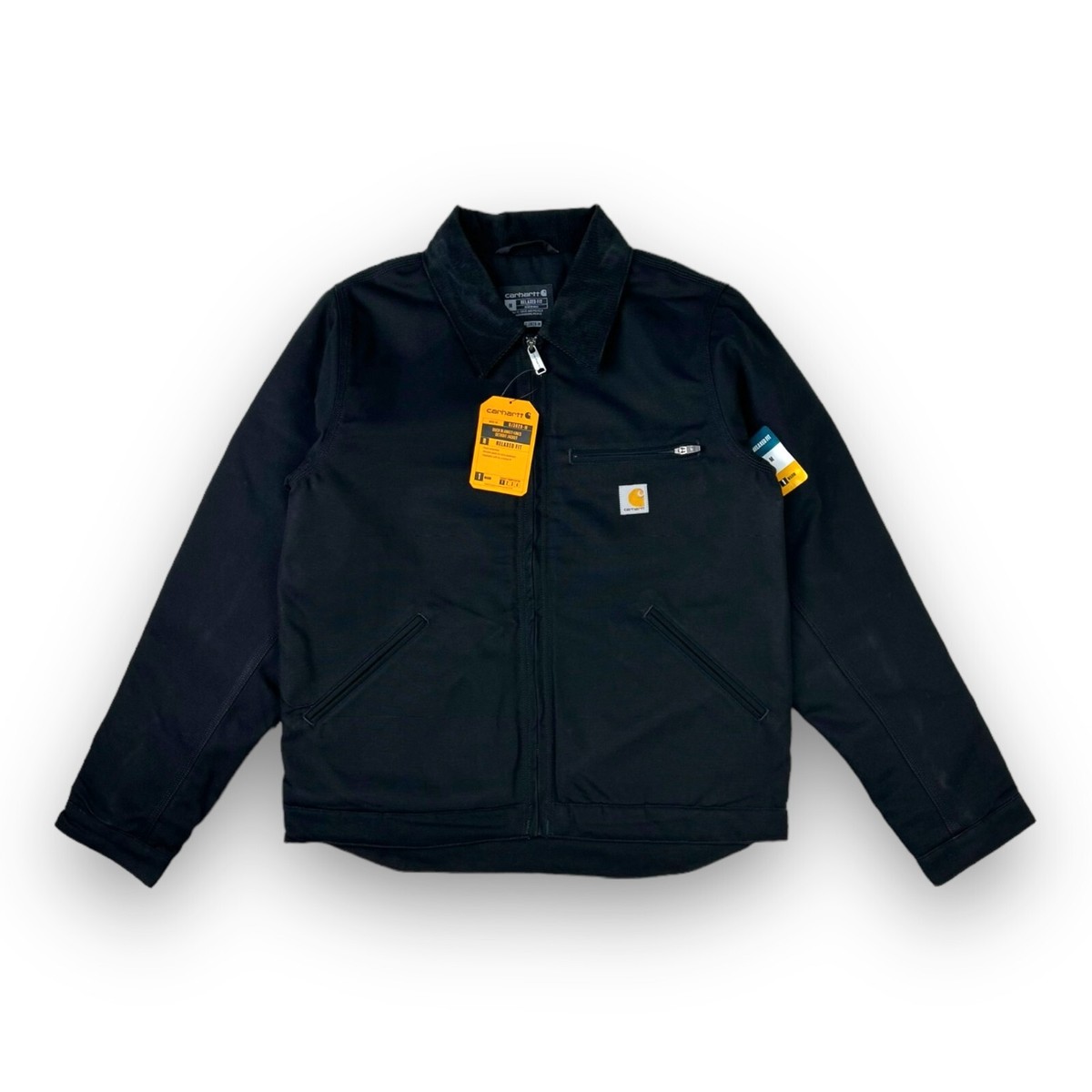 Carhartt Duck Blanket Detroit Jacket Black Large | eBay