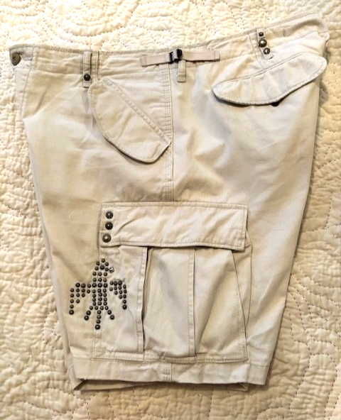 Ralph Lauren Polo Denim Supply Khaki Aztec Patchwork Thunderbird