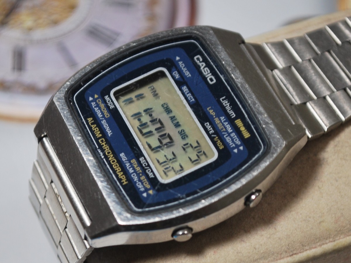 Vintage 1980s CASIO A850 Alarm Chronograph Men's Watch | eBay