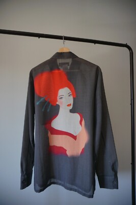 Yohji Yamamoto 2002 spring summer Saeko Tsuemura airbrush Pinup