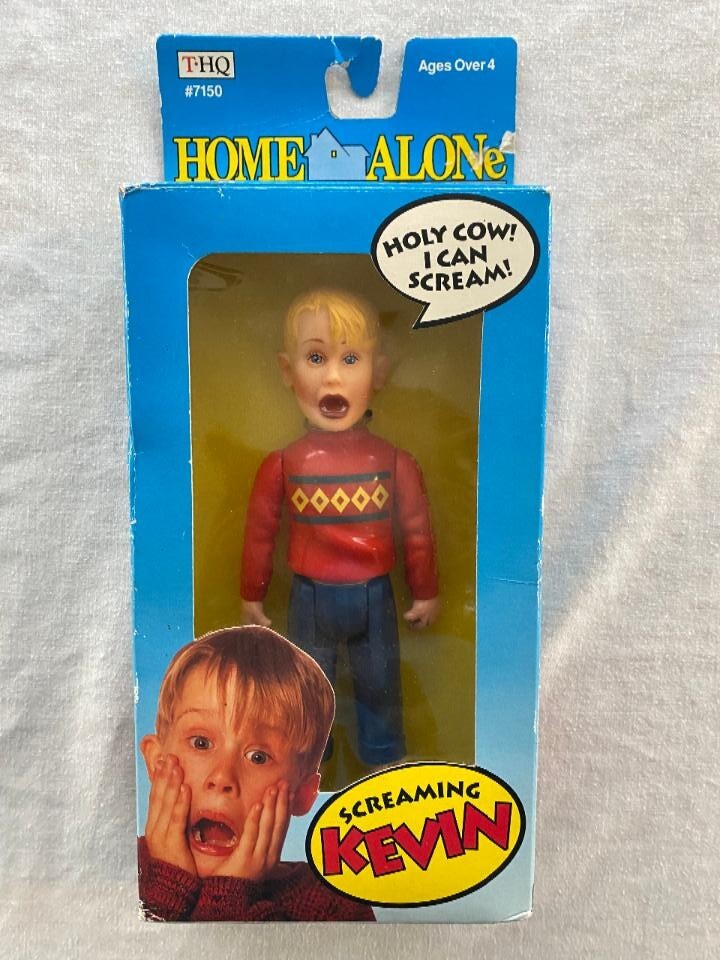 Home Alone Rare 1991 Screaming Kevin Figure Doll Vintage Macaulay