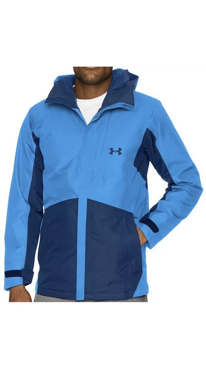 Under Armor Navigate Snowboard Ski Jacket Blue 1315983 899 Men's