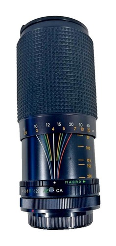 CANON FD 80-200mm F/4 Camera Zoom Lens w/Caps - Made in Japan