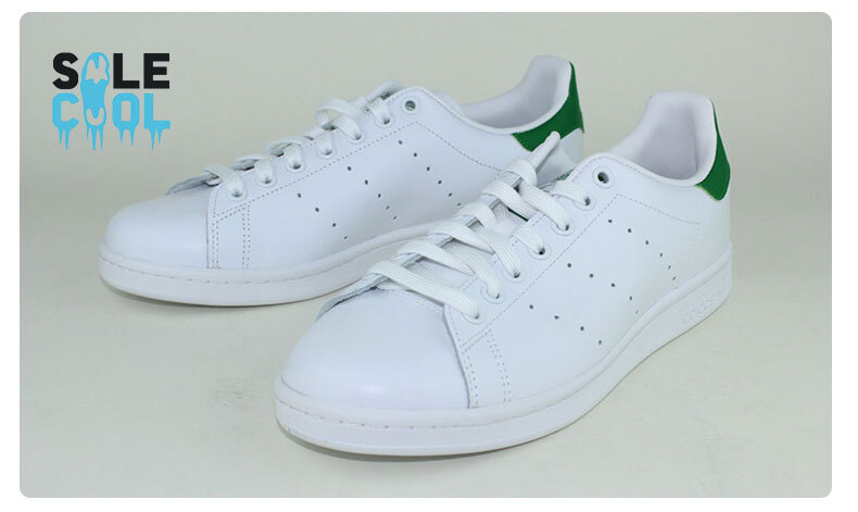 Adidas STAN SMITH White Green Leather Skate Sneaker Men's Shoes