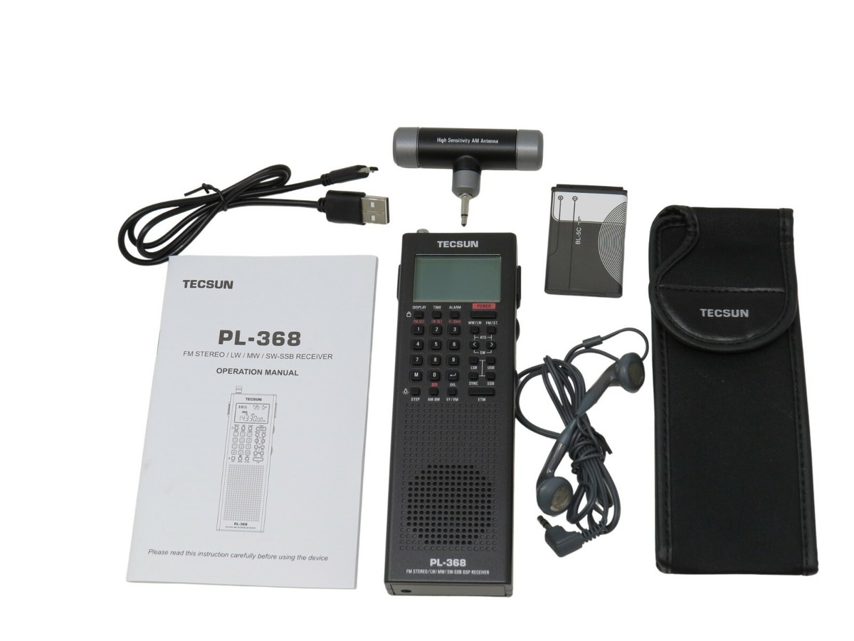 Tecsun PL-368 AM FM Shortwave Radio Receiver with DSP and SSB