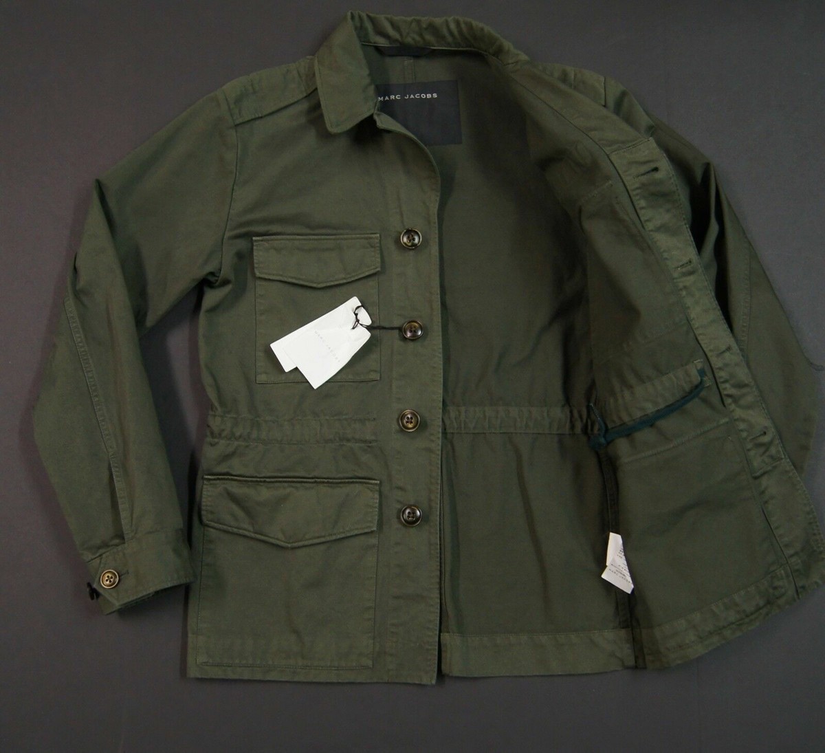 MARC JACOBS Men's Cotton Sateen Sport Jacket Forrest Green 48/S