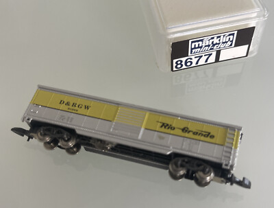 Marklin Mini-Club Z 8677 Denver Rio Grande Western RR 50' Box Car