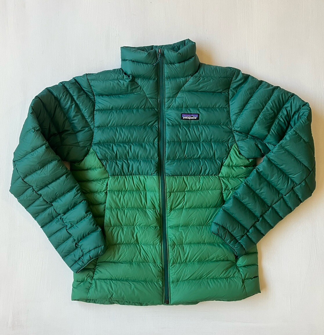 Patagonia Men's Down Sweater Gather Green Puffer Jacket Coat XL