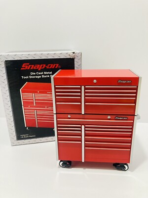 Snap On Die Cast Metal Tool Storage Bank Replica KRL1201 KRL1001