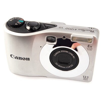 CANON PowerShot A1200 HD Digital Camera - 12.1 / 4x / HD - READ