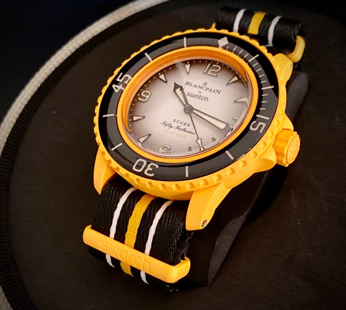 BLANCPAIN x SWATCH SCUBA FIFTY FATHOMS PACIFIC OCEAN 42.3mm NEW W