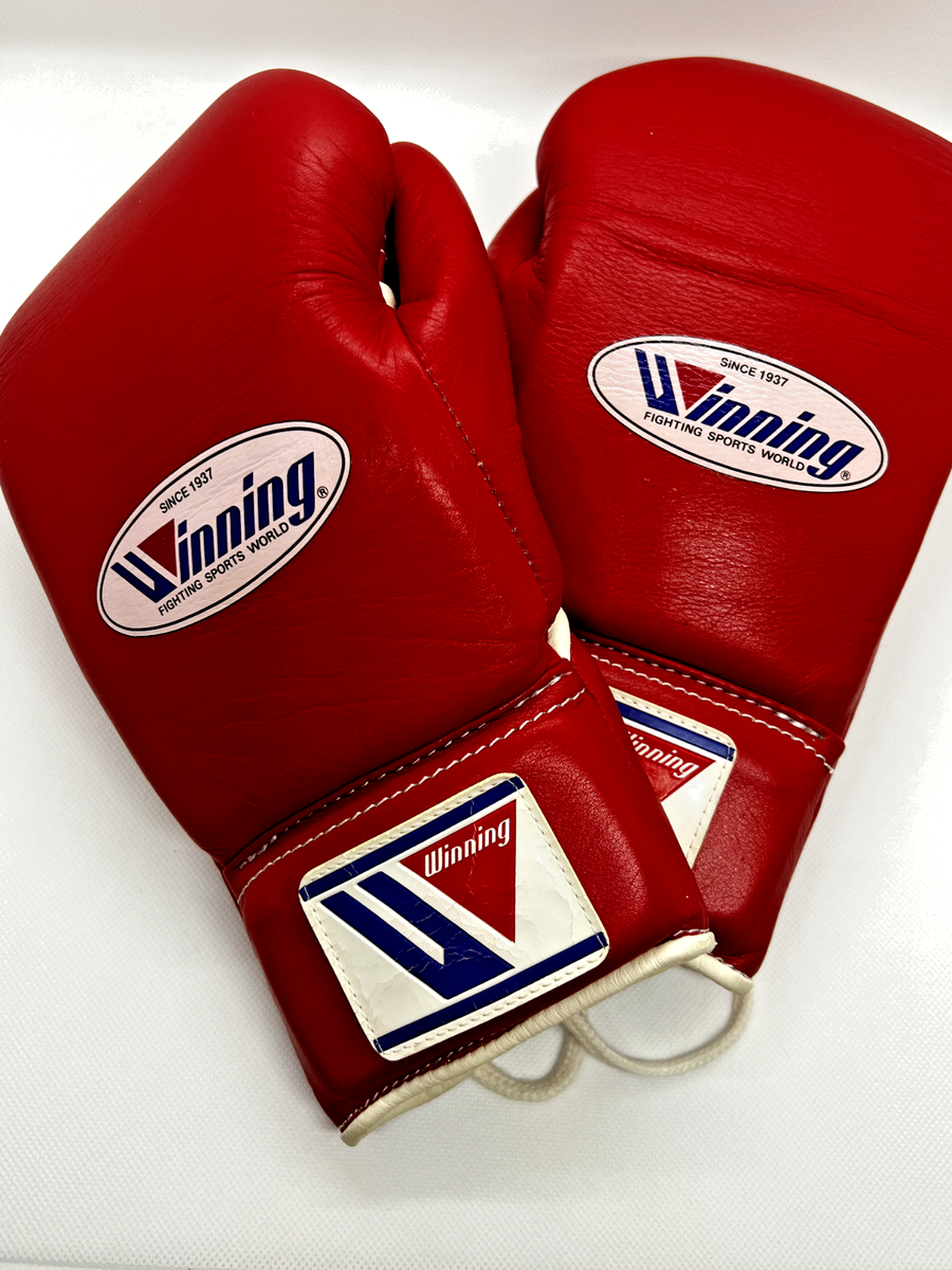 Winning Boxing Gloves custom-made Rare 6 oz Professional Type Red