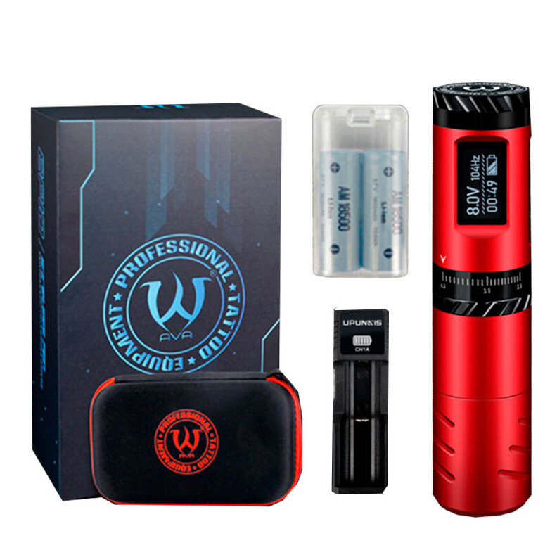 Ava EP10 Adjustable Stroke Wireless Tattoo Pen - 2.5mm to 4.5mm