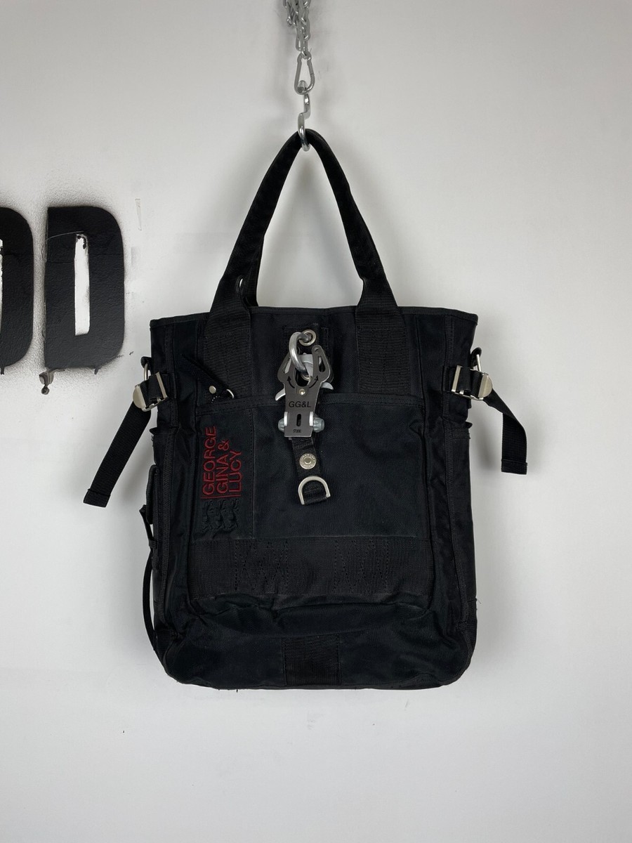 GG&L George Gina & Lucy Black Bag Messenger | eBay