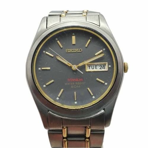 SEIKO DOLCE Vintage Watch Gray Titan Excellent Condition | eBay