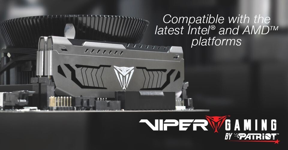 Patriot Viper Steel 64GB (2x32G) DDR4-3600 PC4-28800 C18 UDIMM XMP