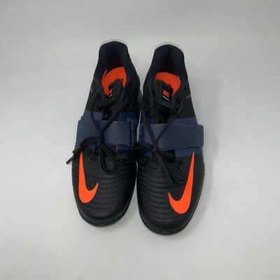 Nike Romaleos 3 Weightlifting Shoes - Black/Orange - 852933-005