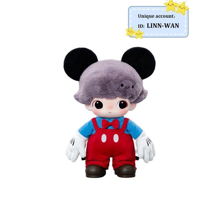 GENUINE DIMOO WORLD × DISNEY SERIES MICKEY VINYL PLUSH BAG HOT