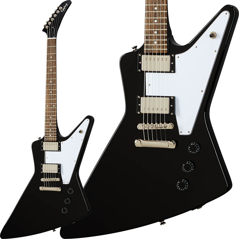 Epiphone by Gibson Explorer Ebony with gig bag | eBay