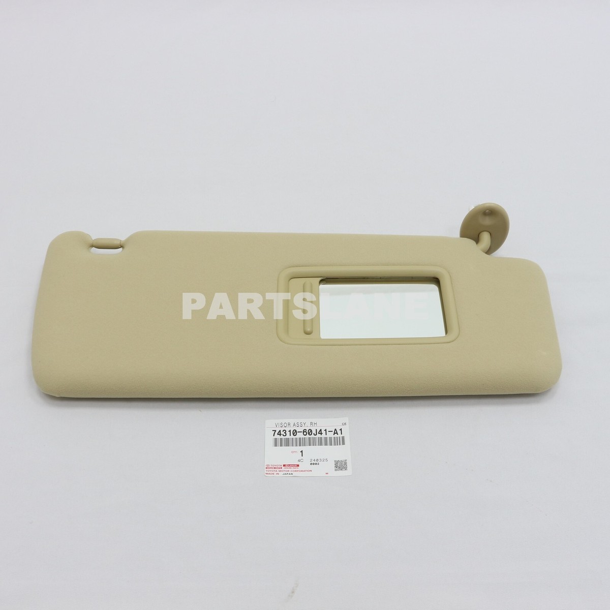 74310-60J41-A1 Toyota OEM Genuine VISOR ASSY, RH | eBay