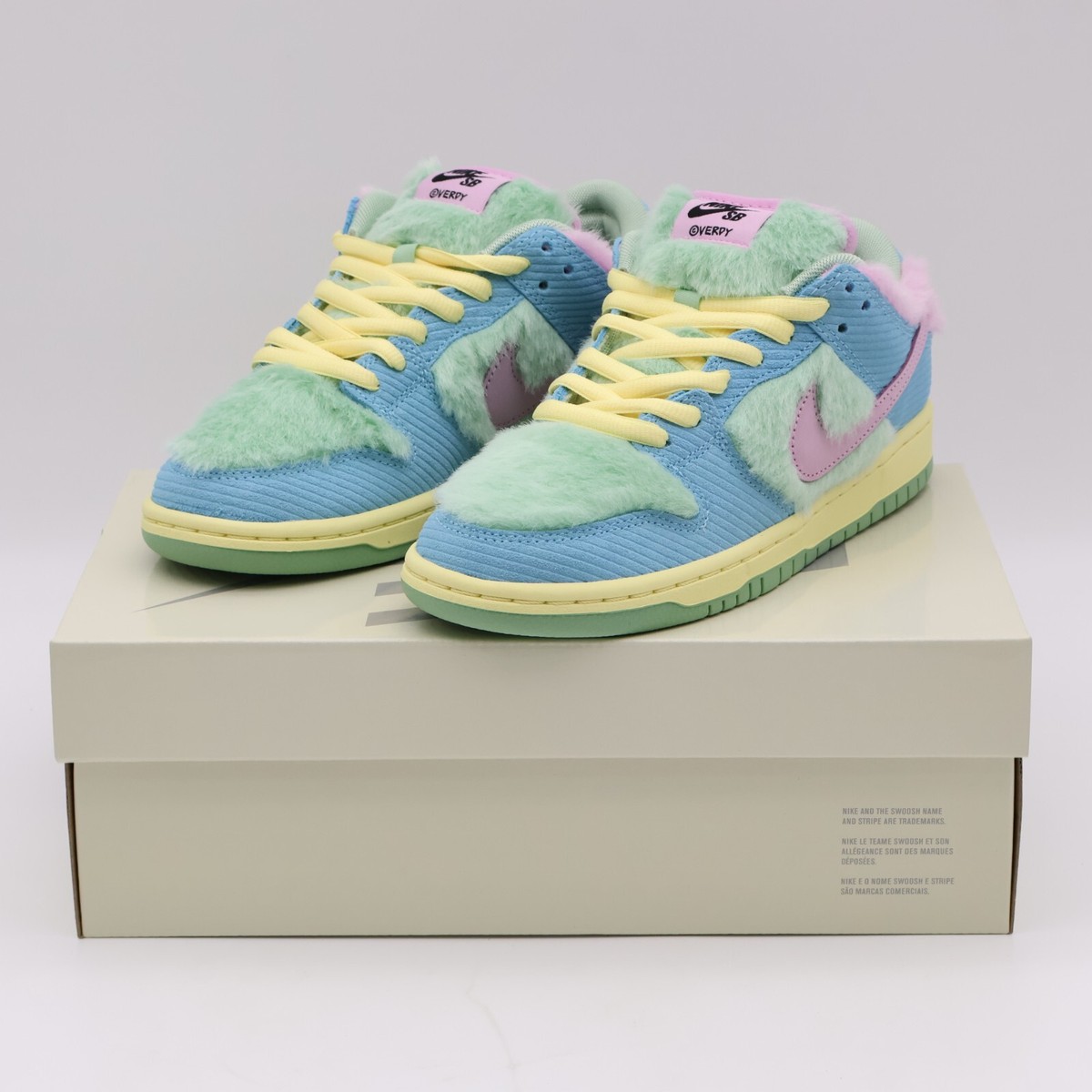 FN6040-400 VERDY Nike SB Dunk Low Pro Visty Blue Gaze and Enamel