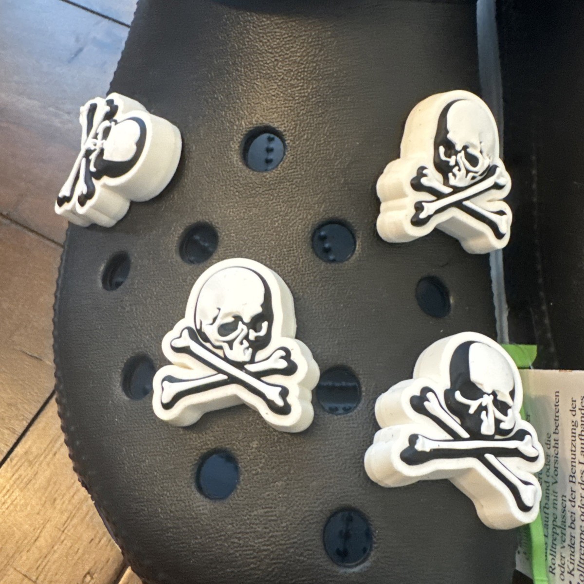 Size 11 Men's Crocs x Mastermind Skulls Japan Classic Clog BLACK