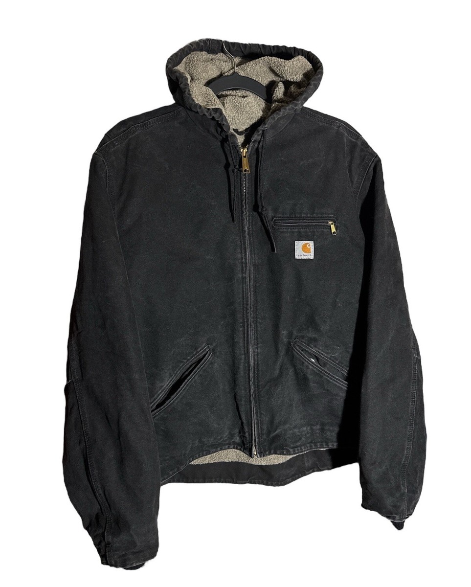Carhartt Sierra Jacket Sherpa Lined Womens Size XL WJ141 BLK Black