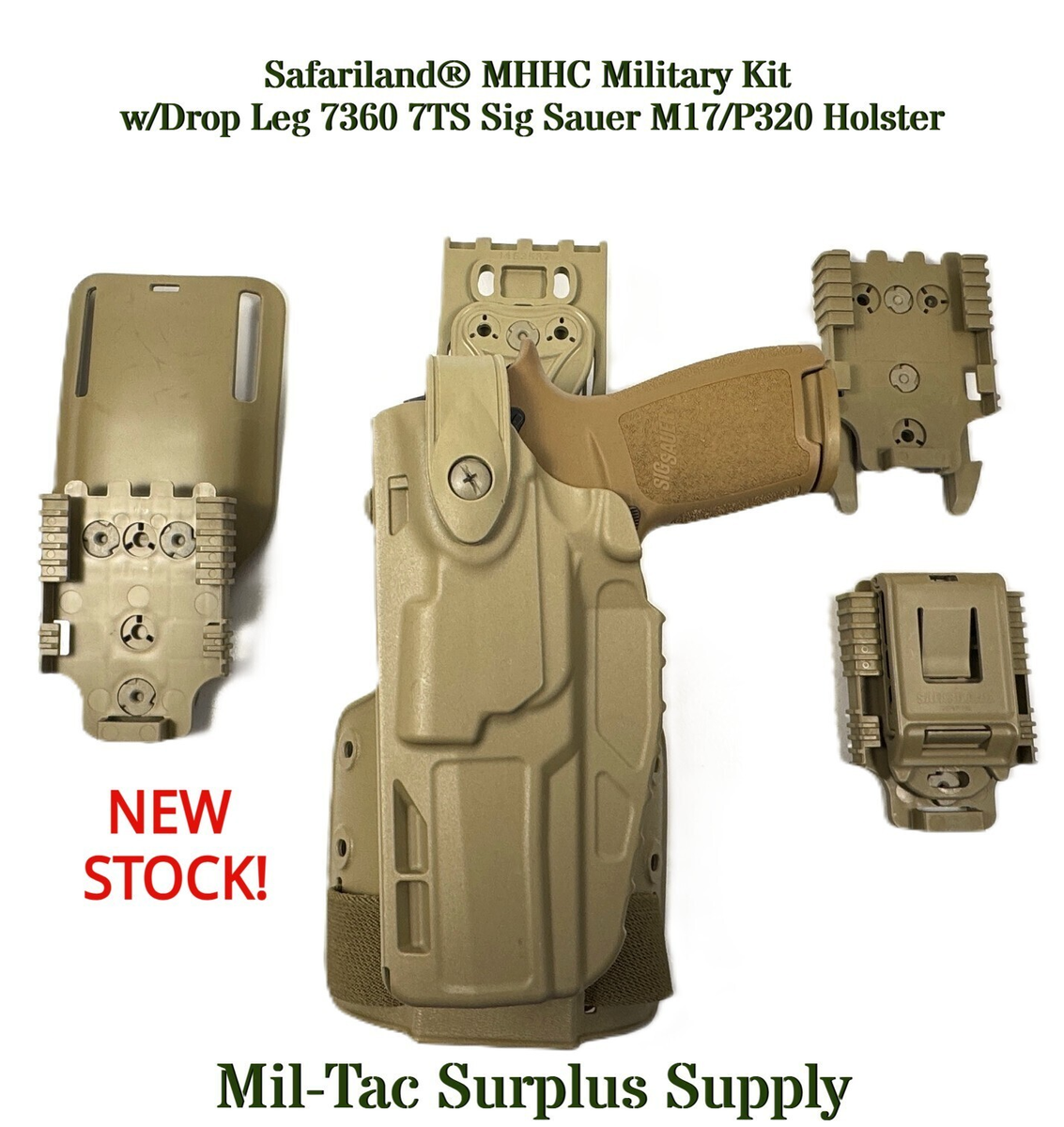 Safariland® MHHC Military Kit w/Drop Leg 7360 7TS Sig Sauer M17