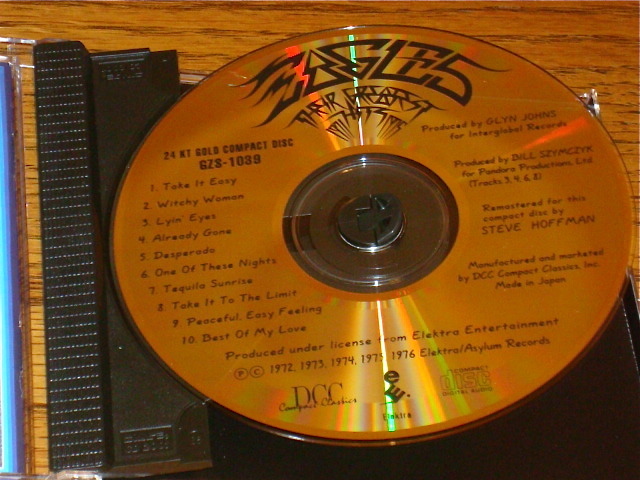 EAGLES ~ THEIR GREATEST HITS ~ DCC 24 KARAT GOLD CD | eBay