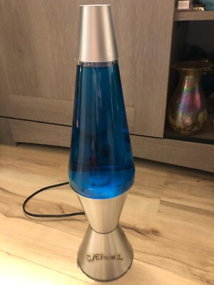 Vintage Dated Lava Lite Lava Lamp Blue/White Silver Base | eBay