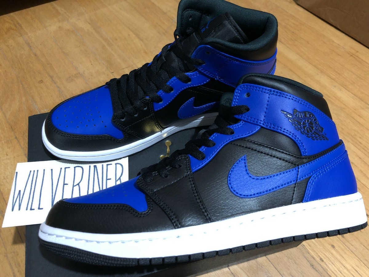 Nike Air Jordan 1 Hyper Royal SZ 9 bred chicago I toe black red