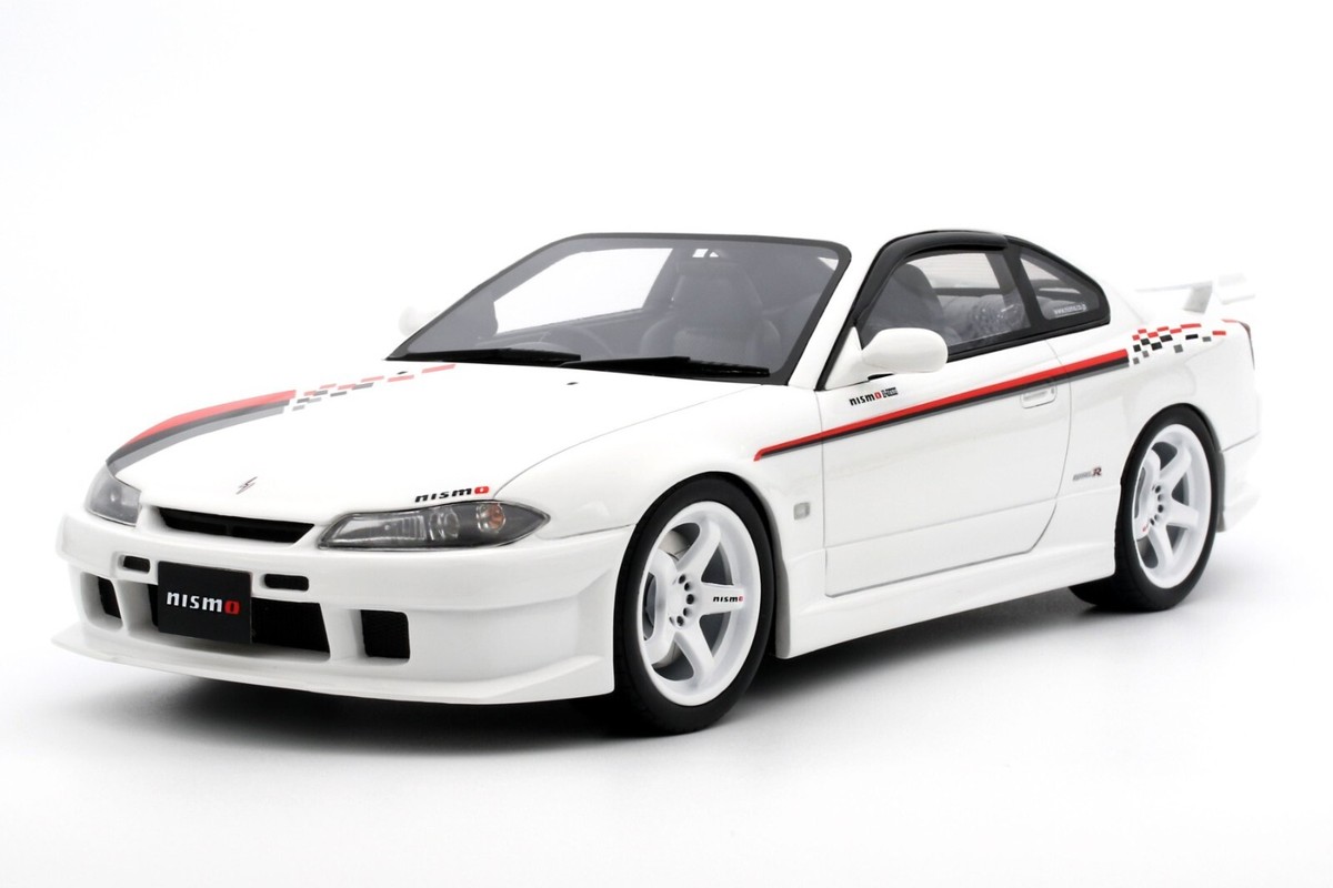 2000 NISSAN SILVIA SPEC-R NISMO AERO S15 WHITE 1:18 SCALE BY OTTO