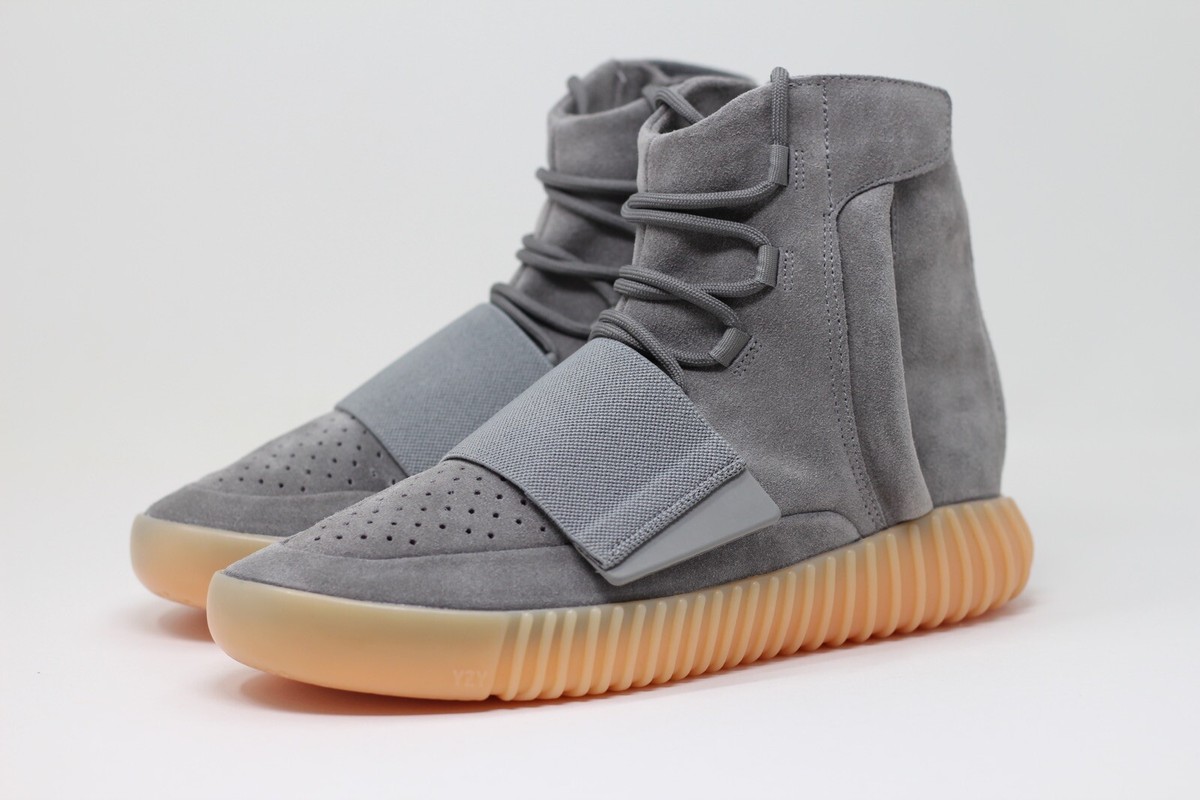 Adidas Yeezy Boost 750 Grey Gum Kanye West Glow Gray BB1840 Size