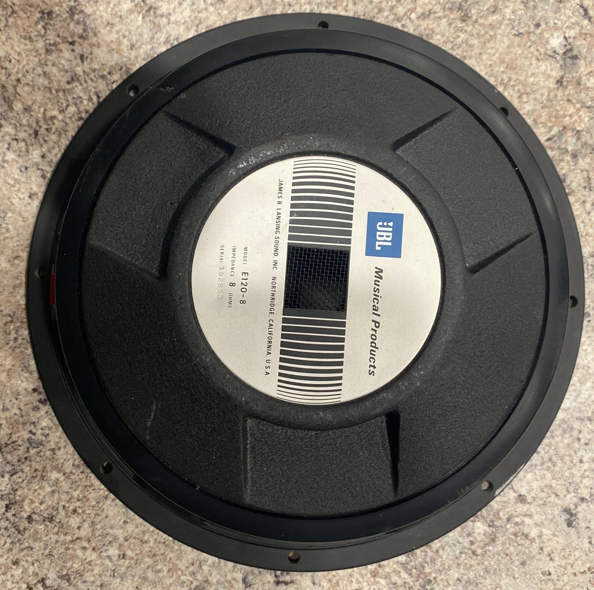 Vintage JBL E120-8 12