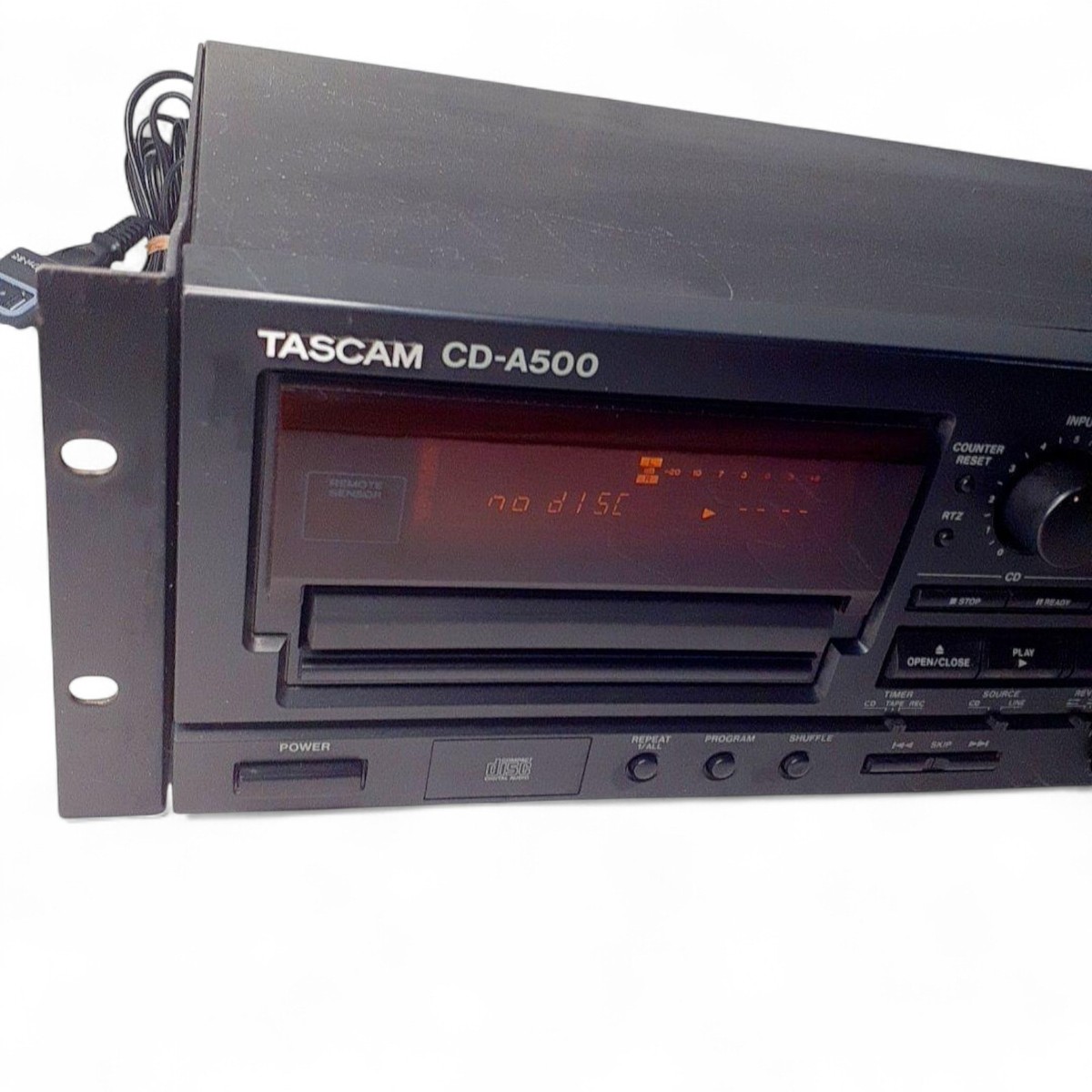 TASCAM CD-A500 CD Cassette Player Rackmount CD Player/Cassette